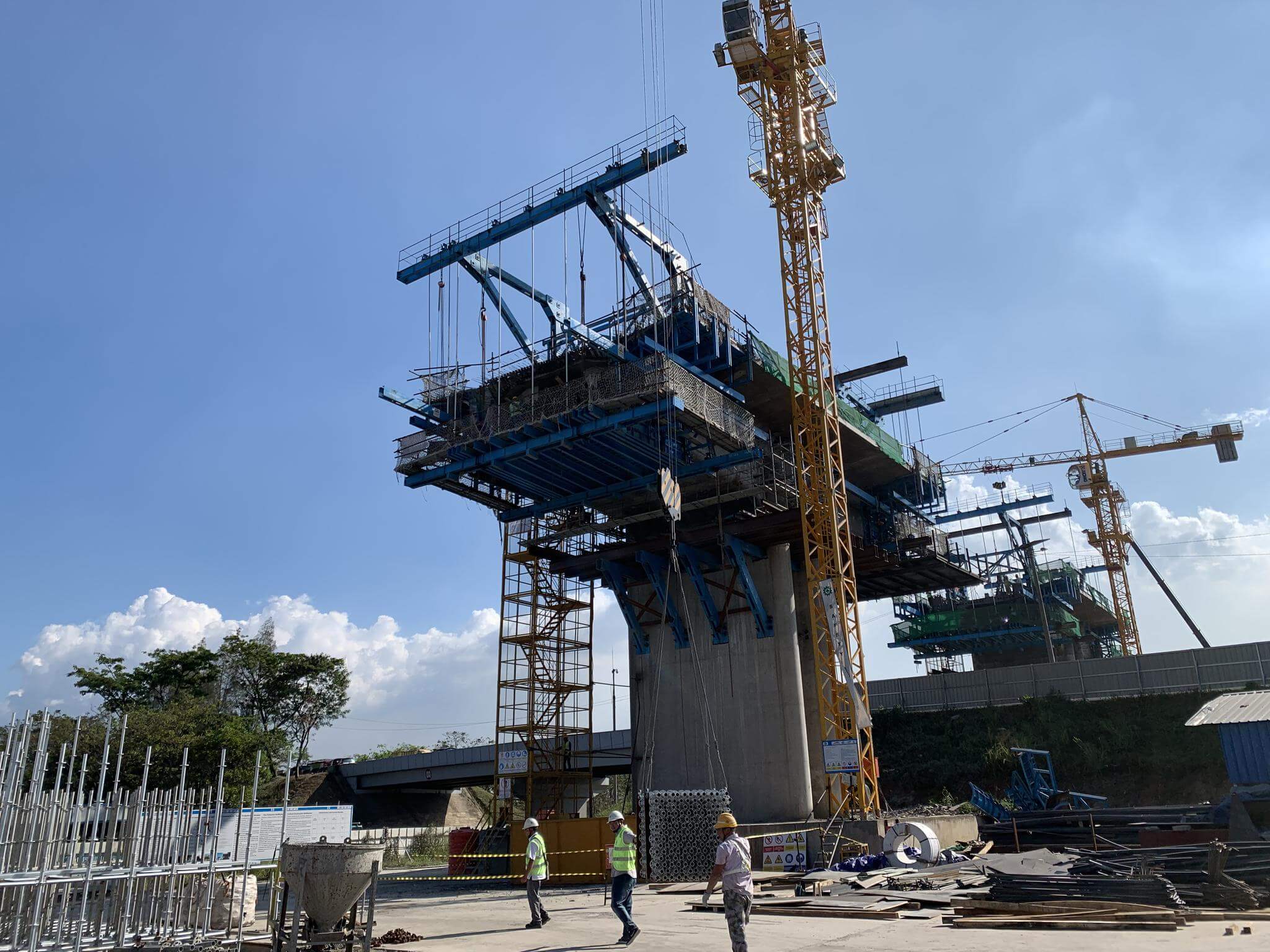 Indonesia bridge and thermal power plant steel construction project