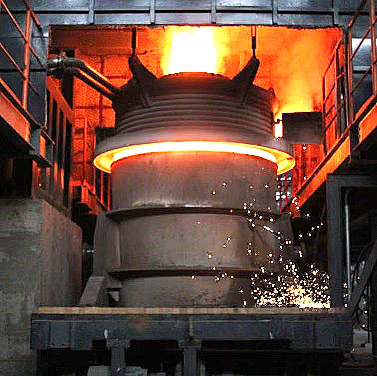 75-ton Electric Arc Furnace (EAF) steel making equipment at FAR-MAC Steel