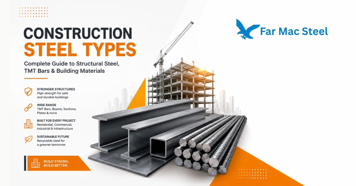 Construction Steel Types in Bangladesh 2026 | FAR-MAC STEEL Guide